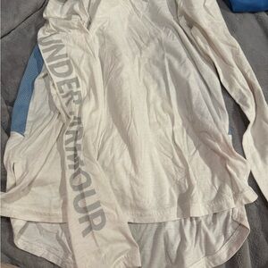 Under Armour Blue and White HeatGear Shirt